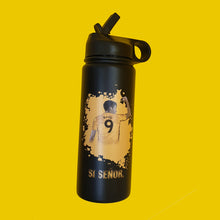 Load image into Gallery viewer, Stainless steel insulated bottle themed with Raúl Jiménez
